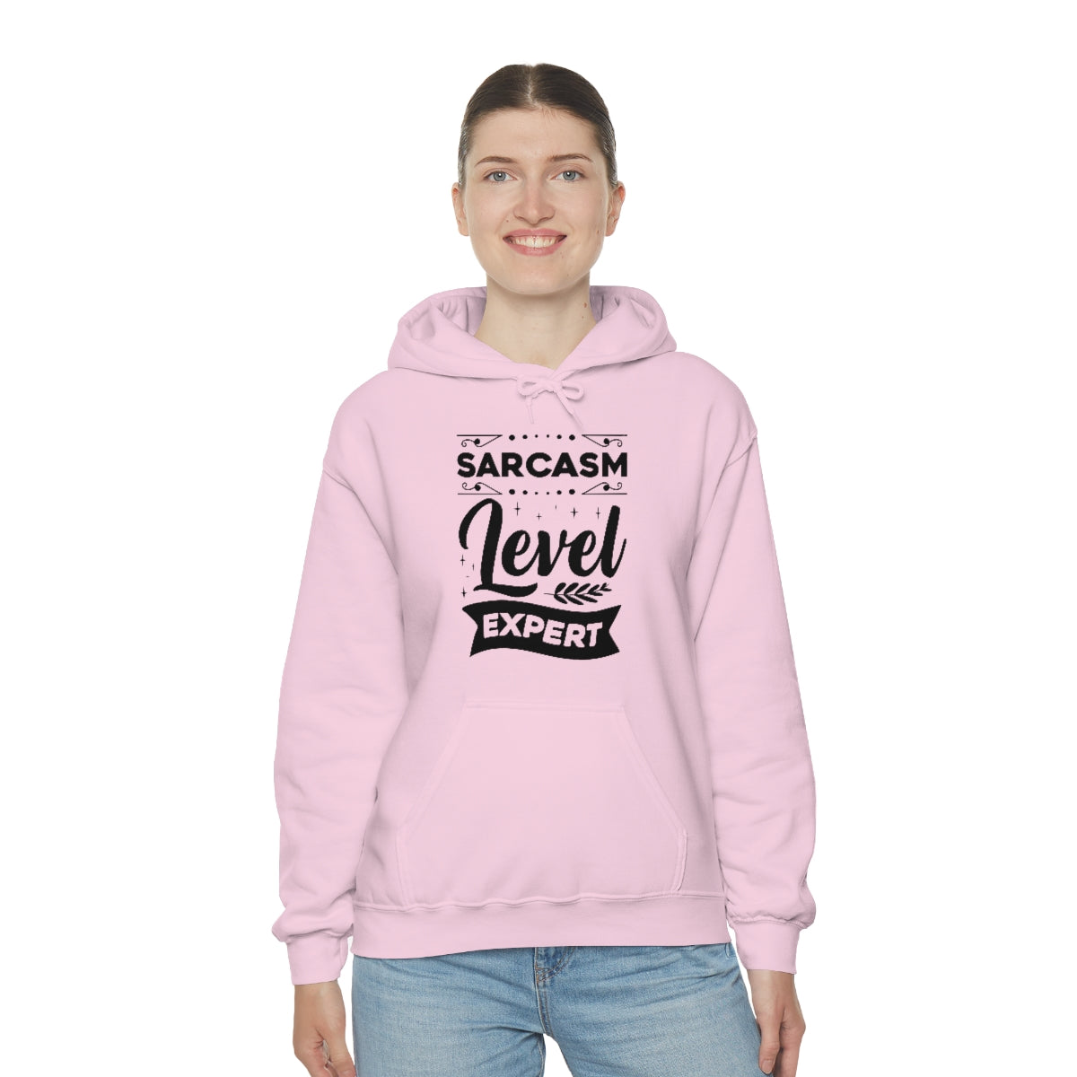 Sarcasm Level Expert Unisex Heavy Blend™ Hooded Sweatshirt