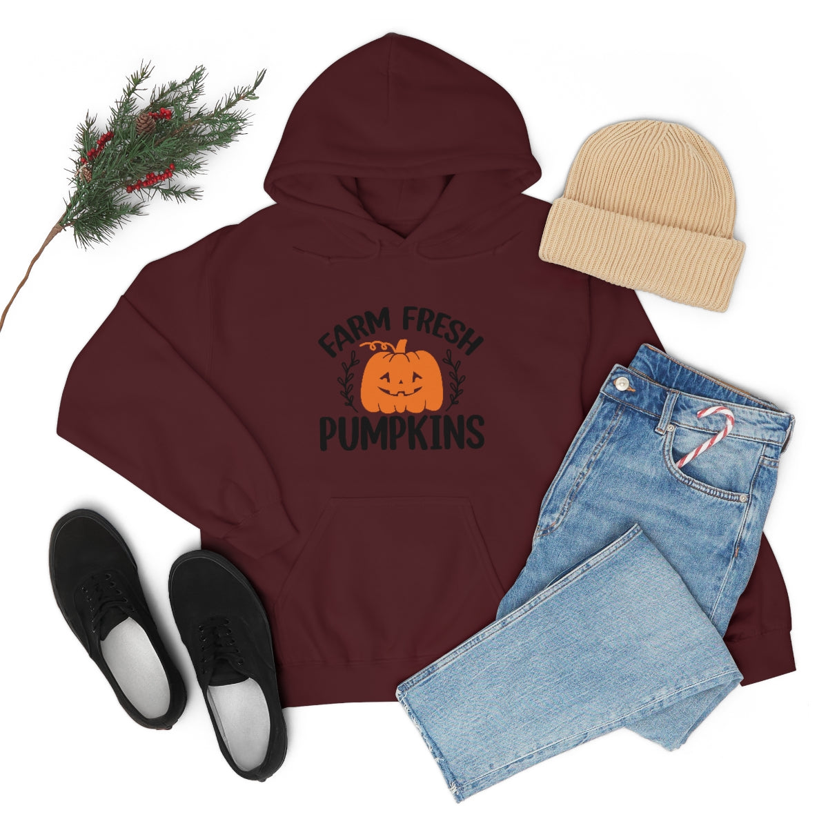 Farm Fresh Pumpkins Unisex Heavy Blend™ Hooded Sweatshirt