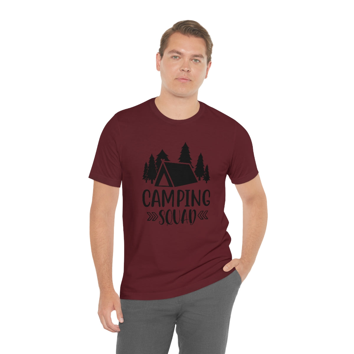 Camping Squad Unisex Jersey Short Sleeve Tee