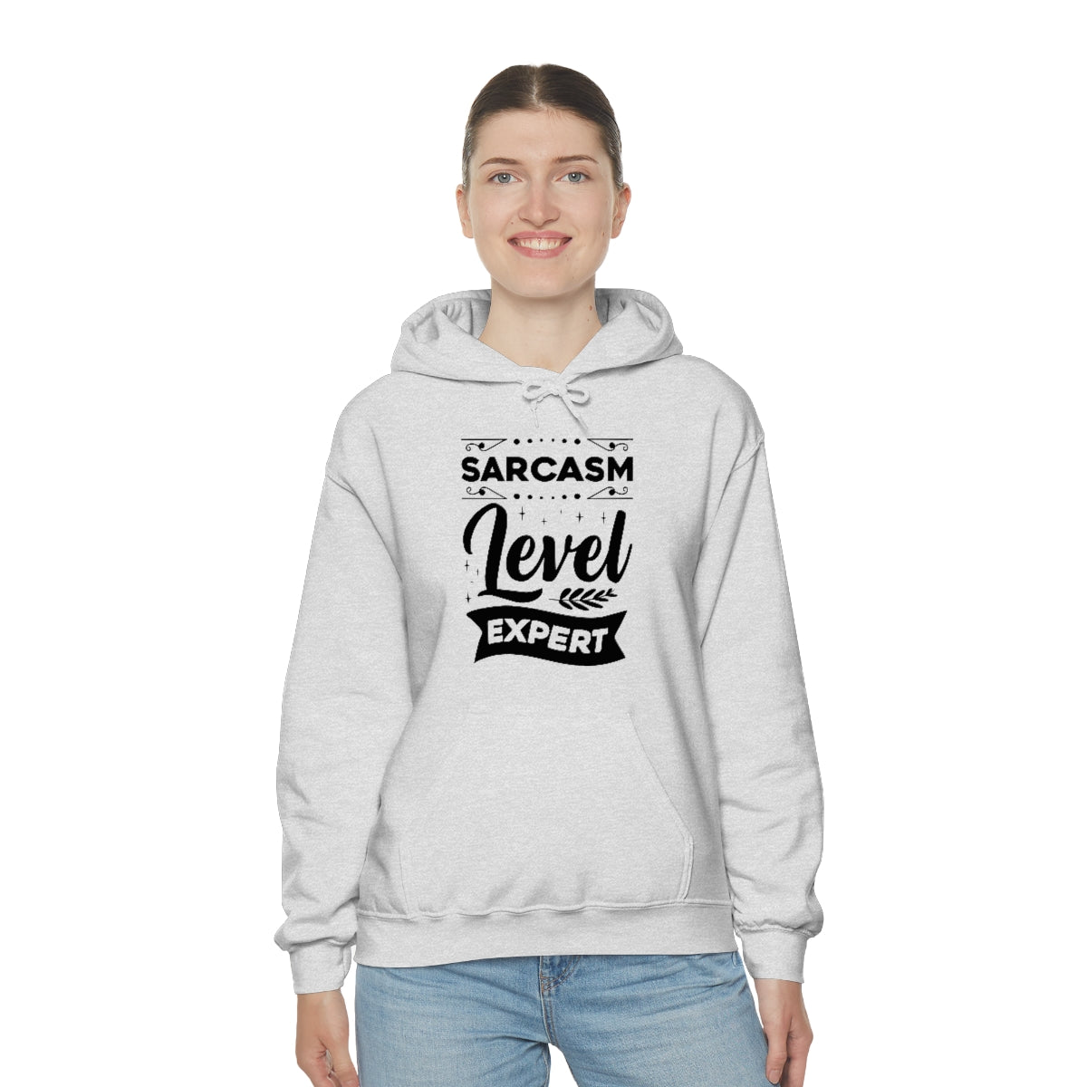 Sarcasm Level Expert Unisex Heavy Blend™ Hooded Sweatshirt