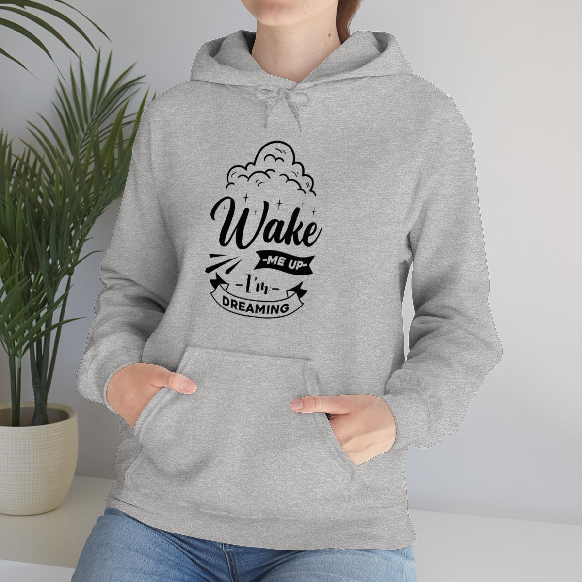 Wake Me Up I'm Dreaming Unisex Heavy Blend™ Hooded Sweatshirt