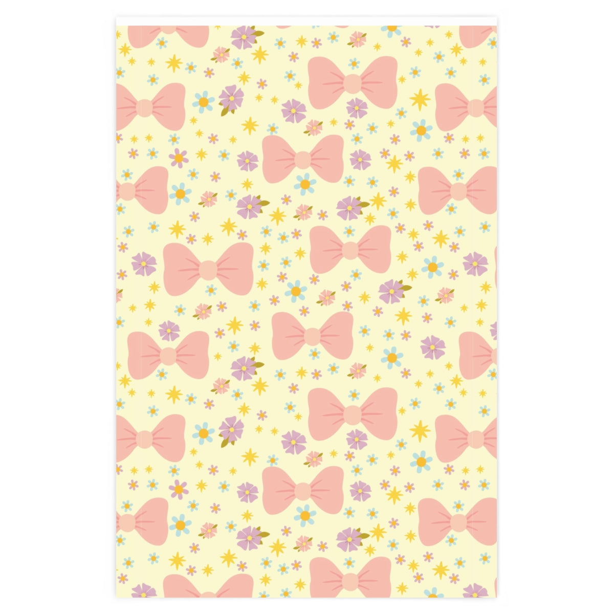 Bows & Flowers Wrapping Paper