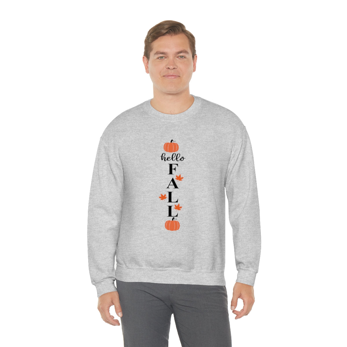 Hello Fall Unisex Heavy Blend™ Crewneck Sweatshirt