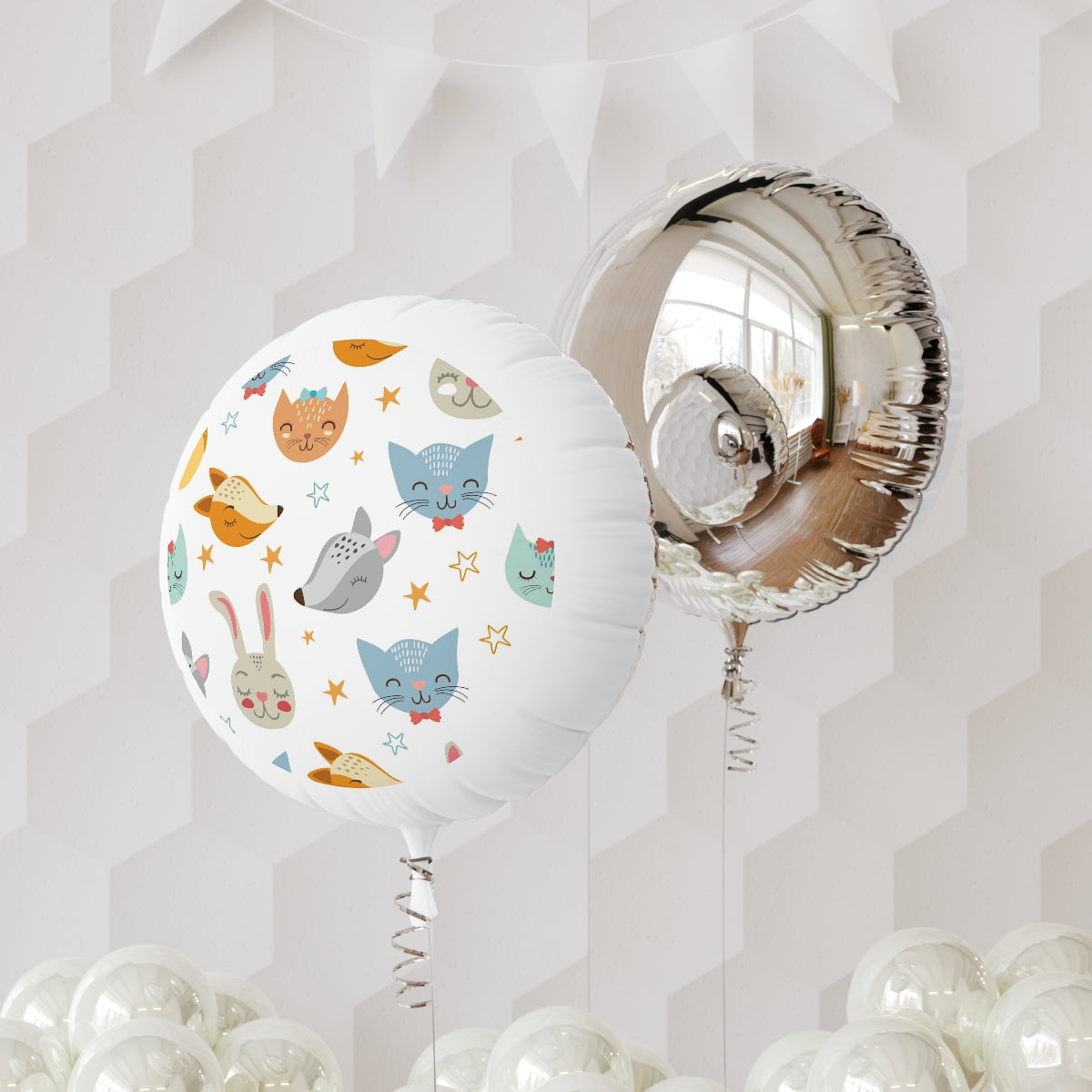 Cute Animals Birthday Helium Balloon