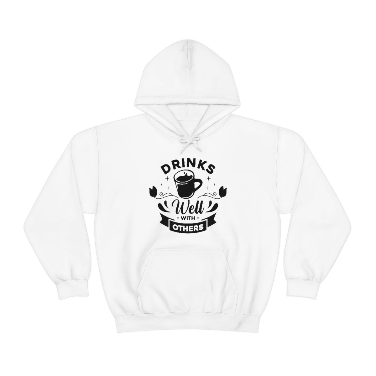 Drinks Well With Others Unisex Heavy Blend™ Hooded Sweatshirt