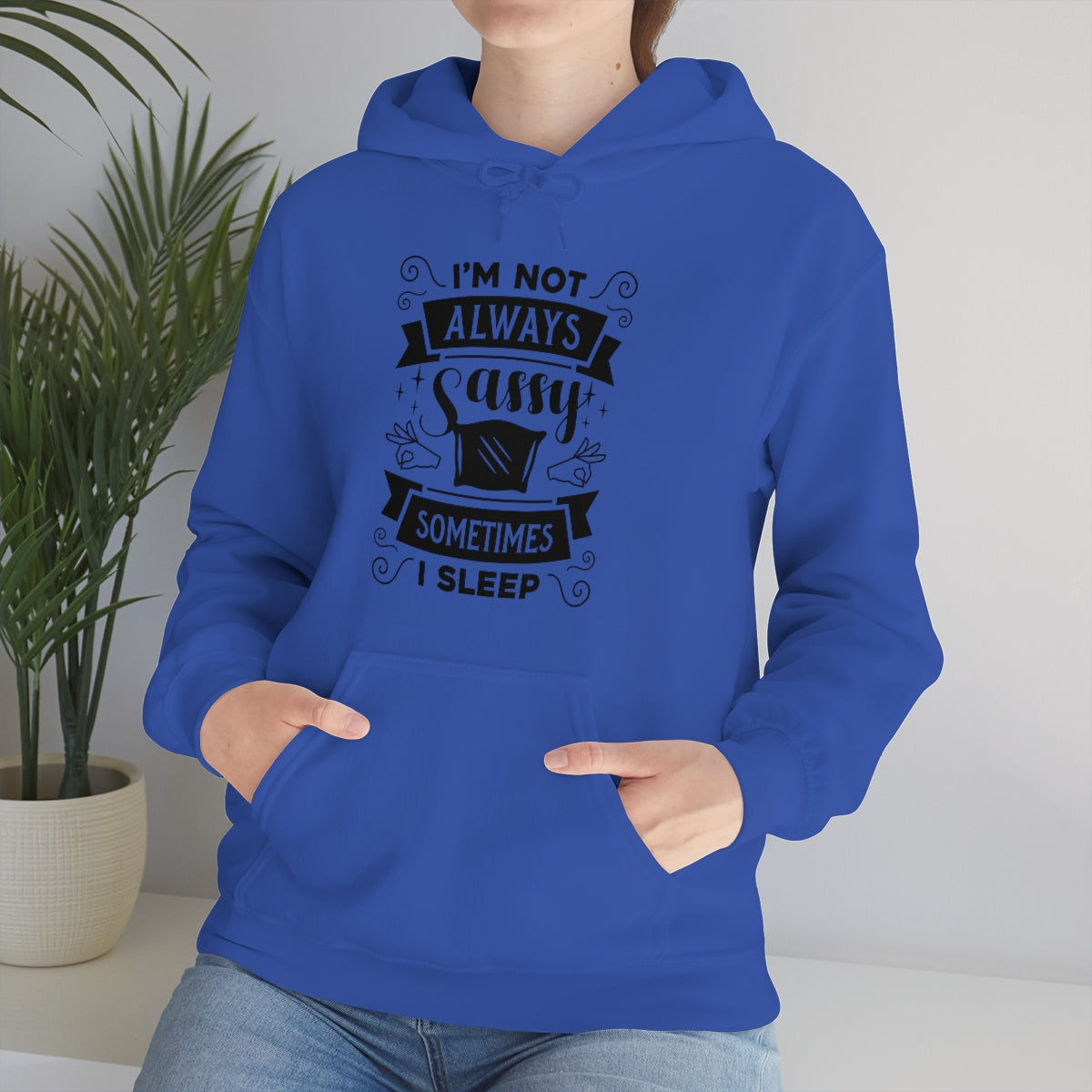 I'm Not Always Sassy Sometimes I Sleep Unisex Heavy Blend™ Hooded Sweatshirt