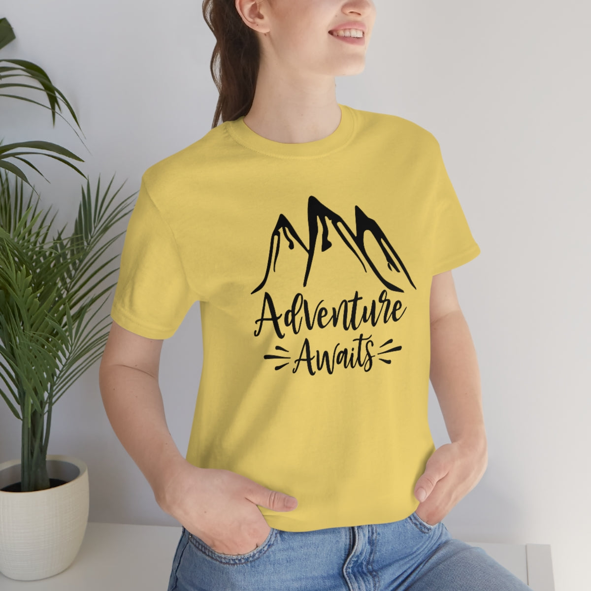 Adventure Awaits Unisex Jersey Short Sleeve Tee