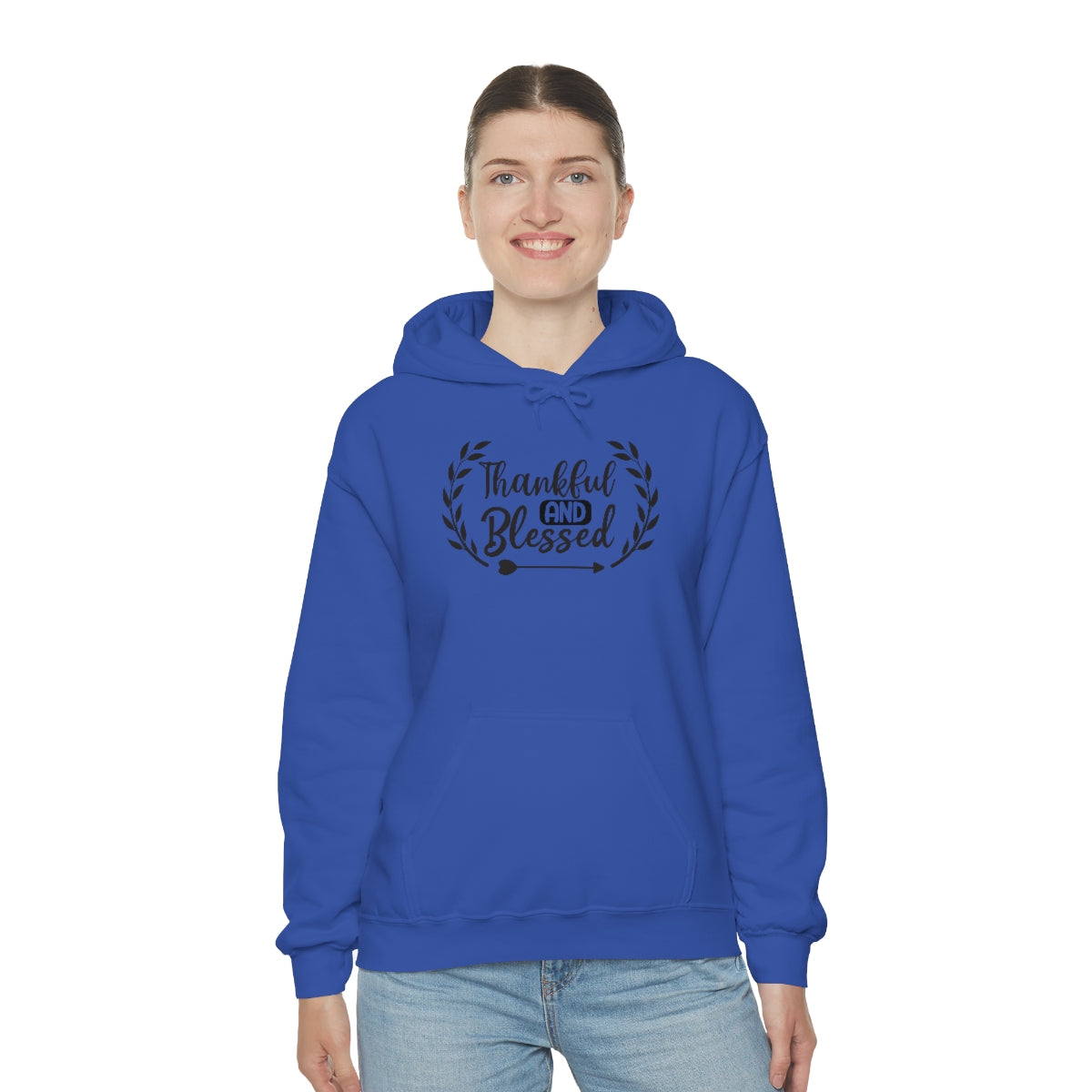 Thankful and Blessed Unisex Heavy Blend™ Hooded Sweatshirt