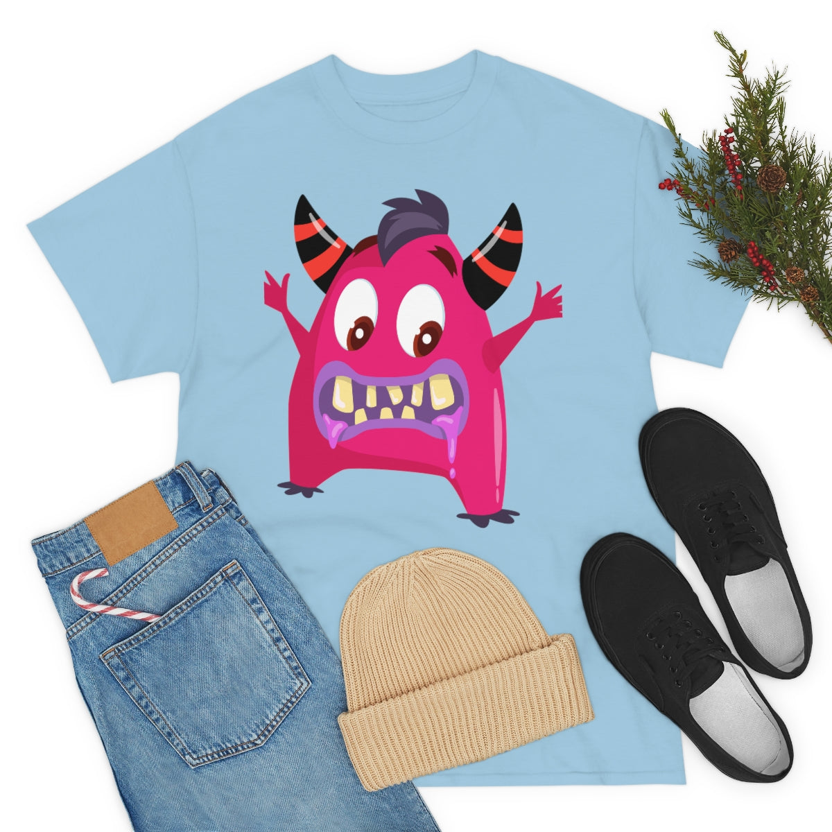 NFT Design Pink Monster Unisex Heavy Cotton Tee