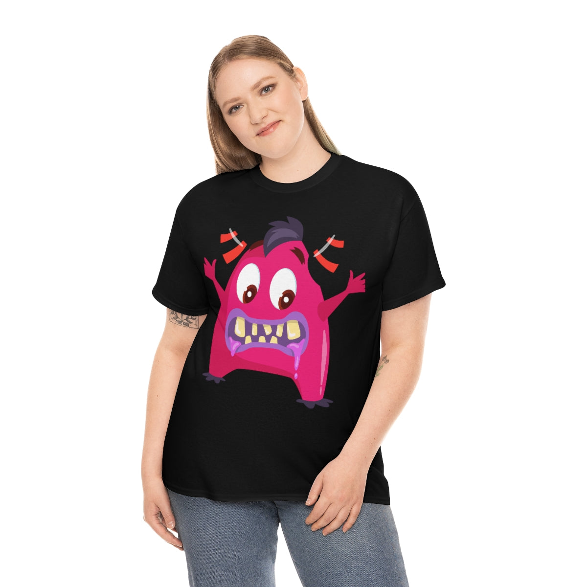 NFT Design Pink Monster Unisex Heavy Cotton Tee