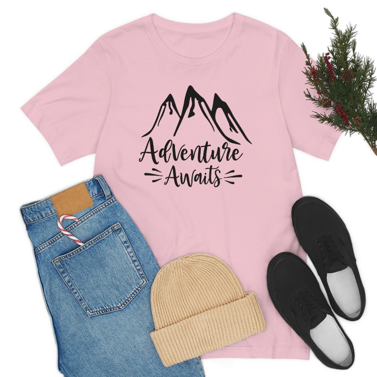 Adventure Awaits Unisex Jersey Short Sleeve Tee