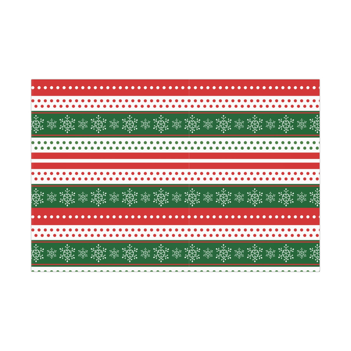 Snowflakes Christmas Gift Wrap Papers