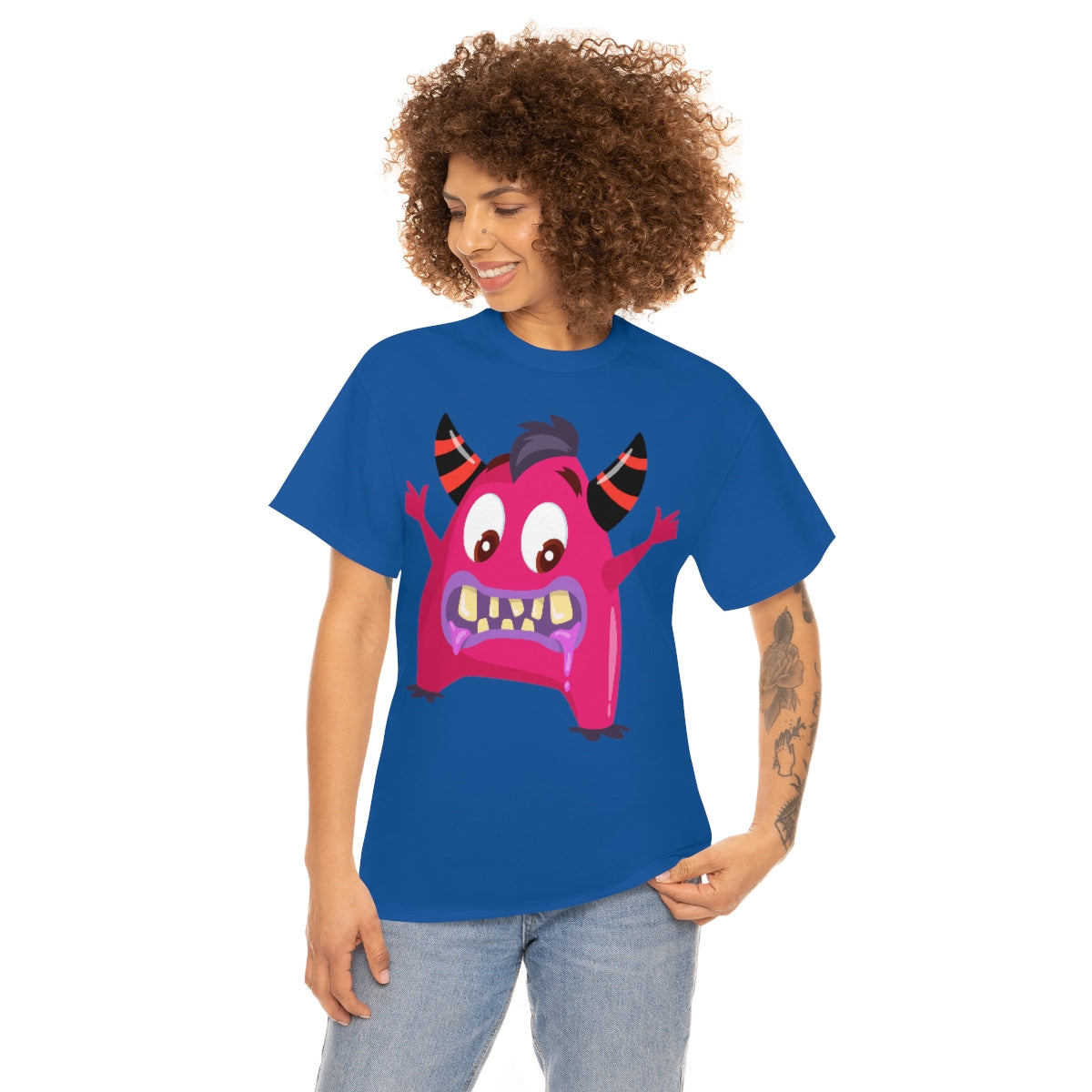 NFT Design Pink Monster Unisex Heavy Cotton Tee