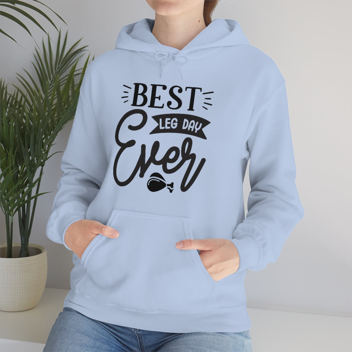 Best Leg Day Ever Unisex Heavy Blend™ Hooded Sweatshirt