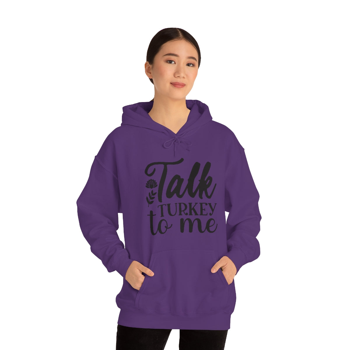 Talk Turkey To Me Unisex Heavy Blend™ Hooded Sweatshirt