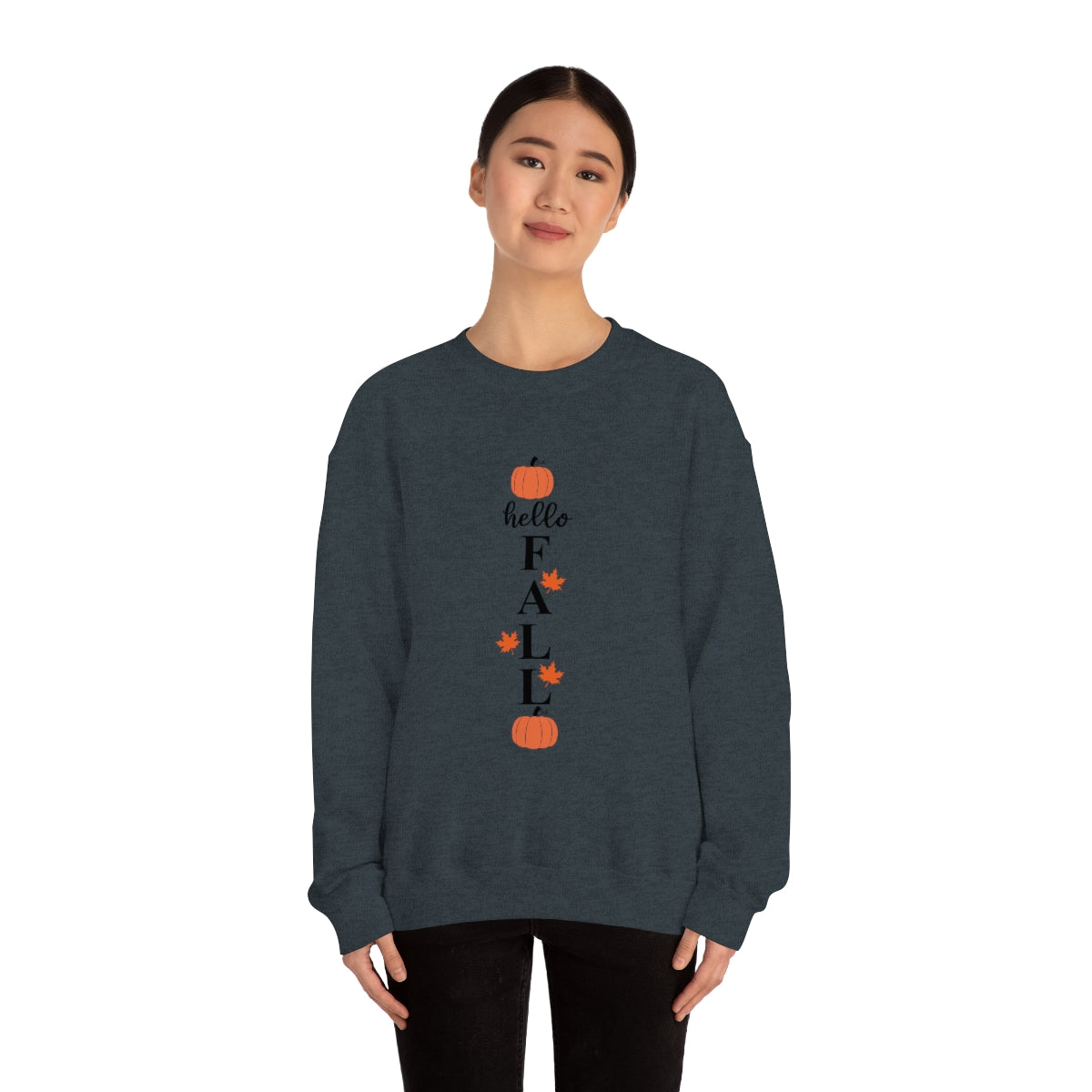 Hello Fall Unisex Heavy Blend™ Crewneck Sweatshirt