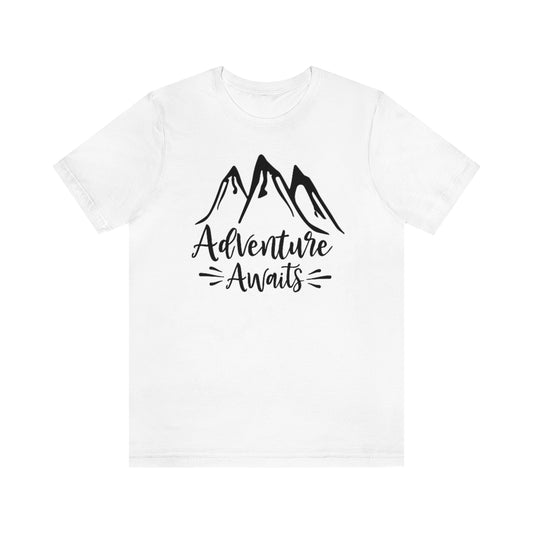 Adventure Awaits Unisex Jersey Short Sleeve Tee