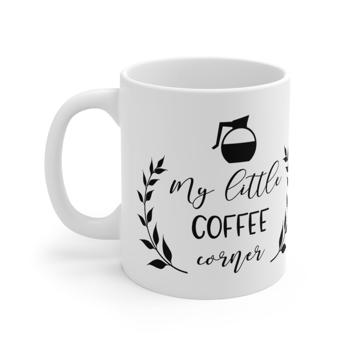 My Little Coffee Corner Ceramic Coffee Cups, 11oz, 15oz