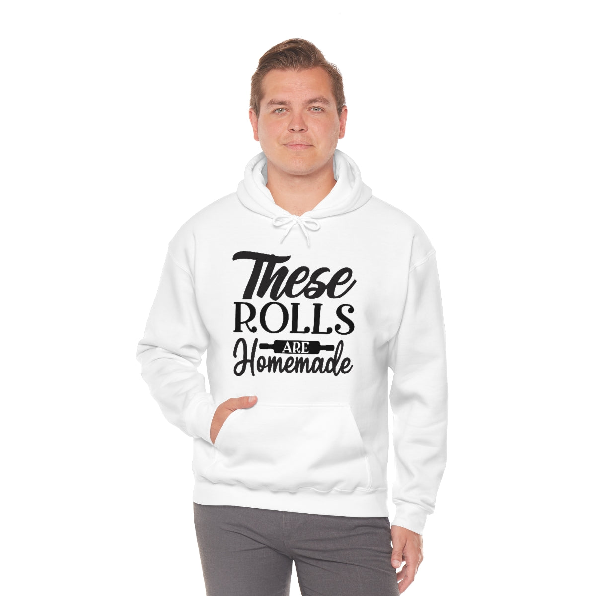 These Rolls Are Home Made Unisex Heavy Blend™ Hooded Sweatshirt