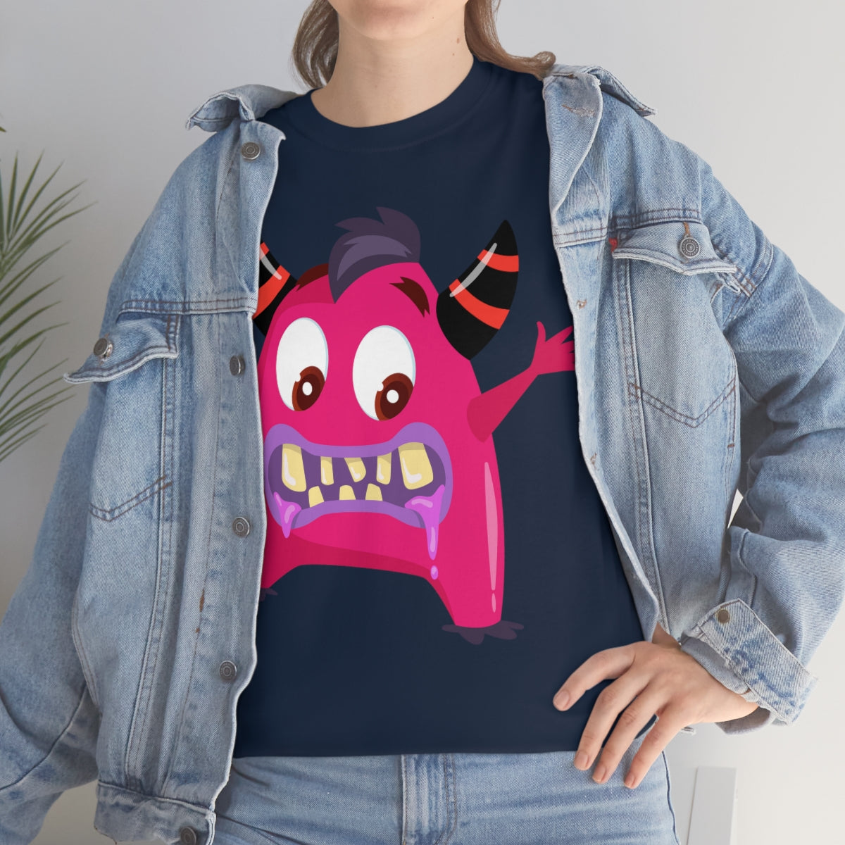 NFT Design Pink Monster Unisex Heavy Cotton Tee