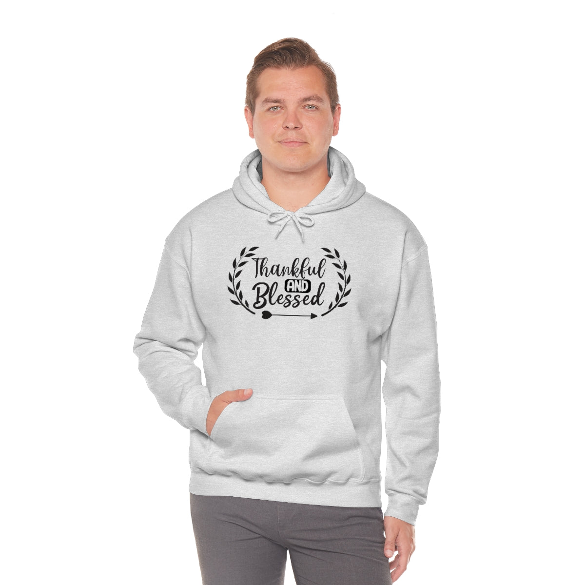 Thankful and Blessed Unisex Heavy Blend™ Hooded Sweatshirt