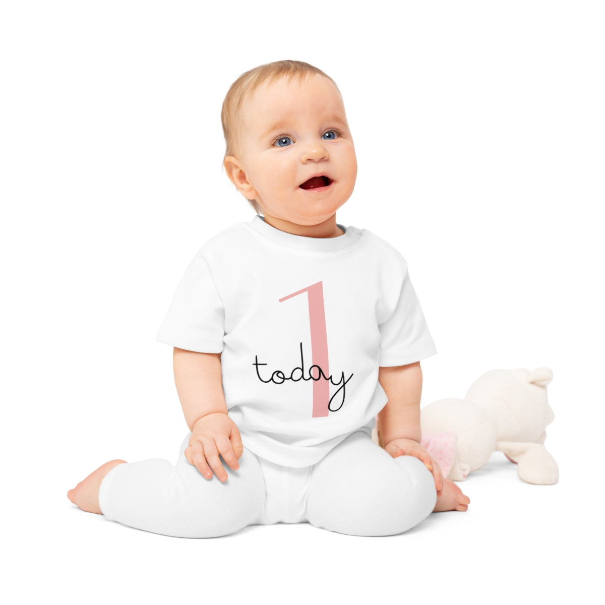 1 Today (Pink) Birthday Baby T-Shirt