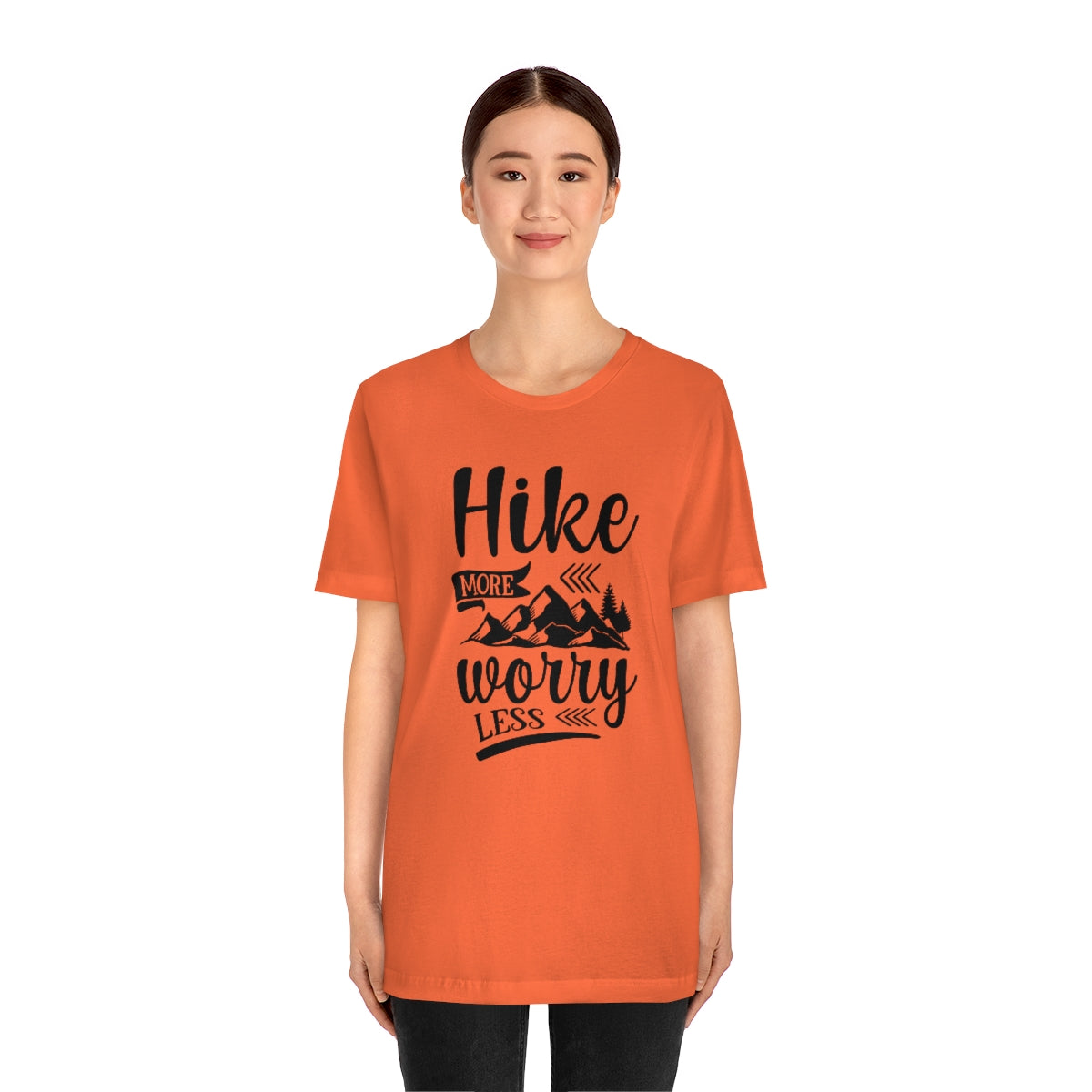 Hike More Worry Less Unisex Jersey Short Sleeve Tee