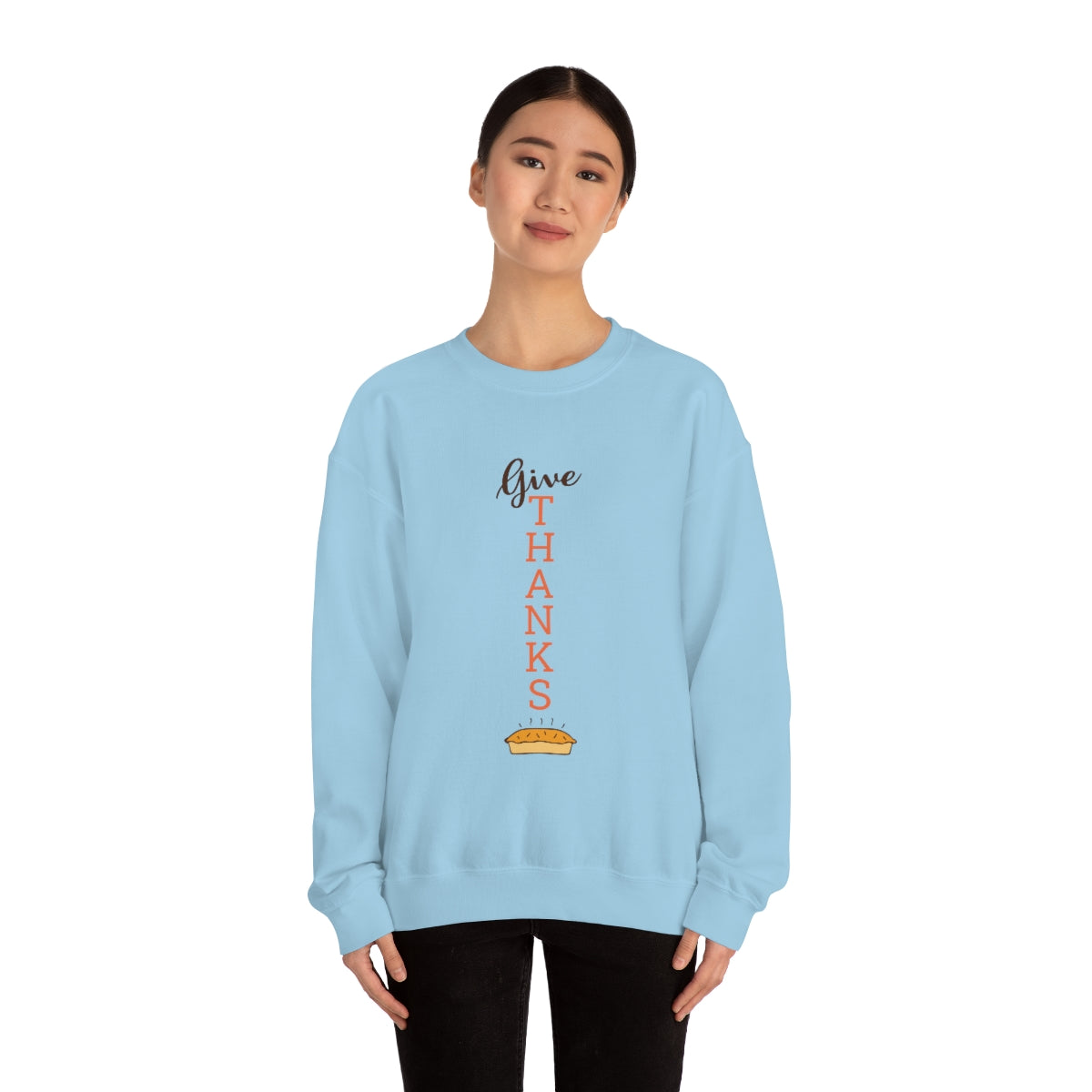 Give Thanks Unisex Heavy Blend™ Crewneck Sweatshirt