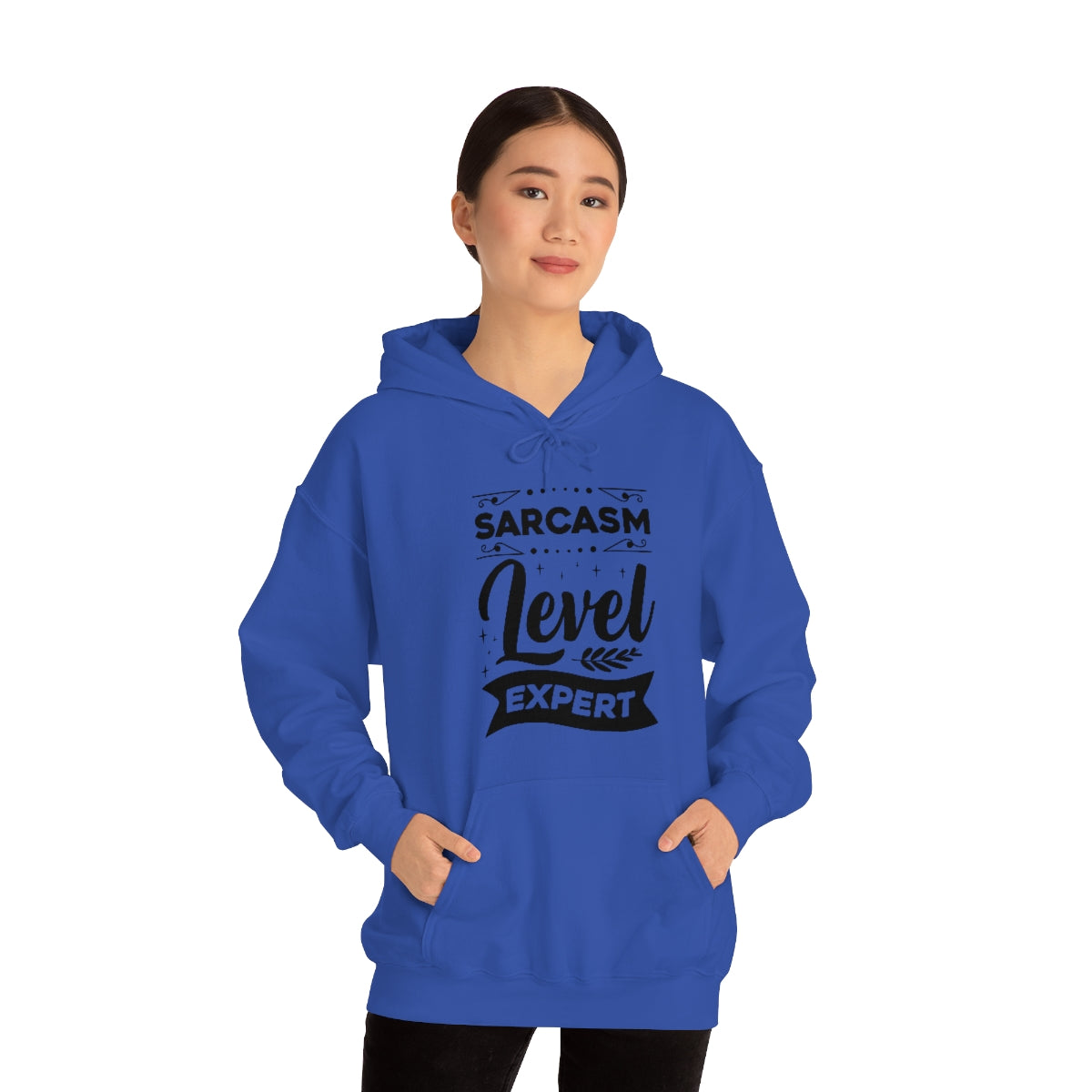 Sarcasm Level Expert Unisex Heavy Blend™ Hooded Sweatshirt