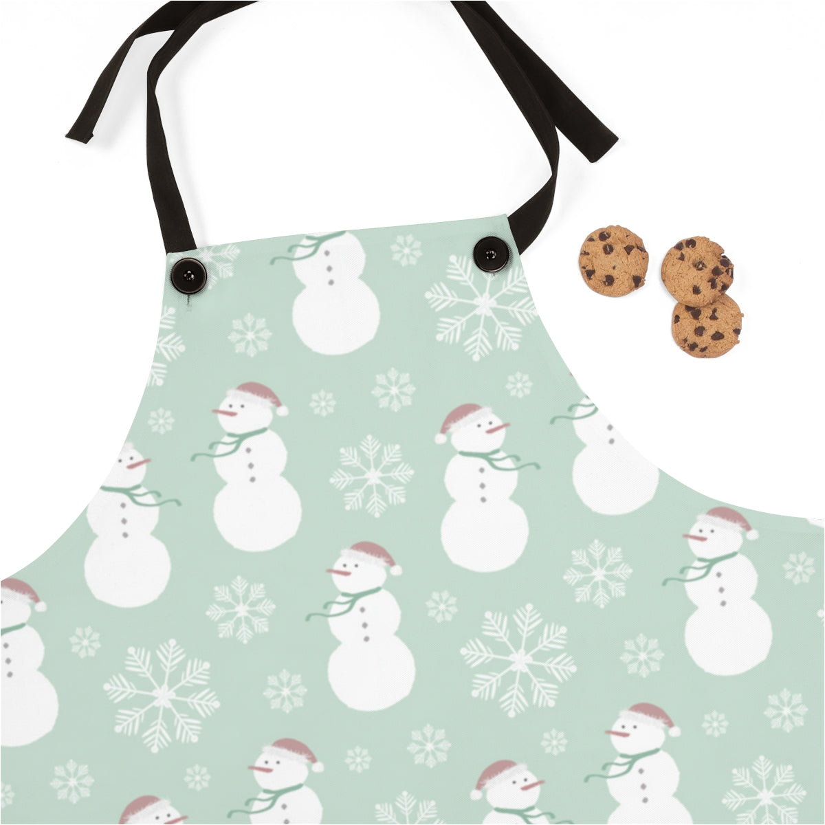 Snowmen & Snow Flakes Christmas Apron