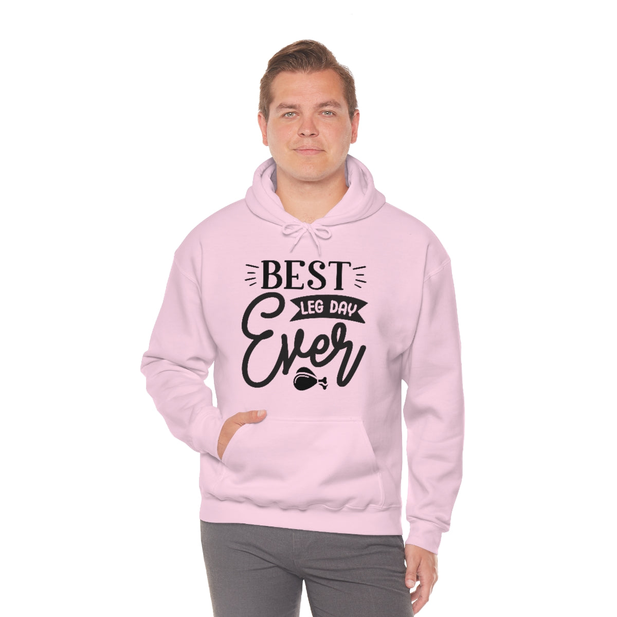 Best Leg Day Ever Unisex Heavy Blend™ Hooded Sweatshirt