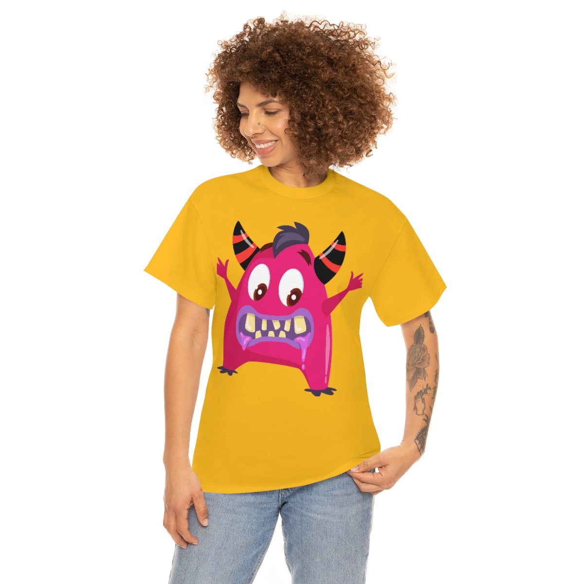 NFT Design Pink Monster Unisex Heavy Cotton Tee