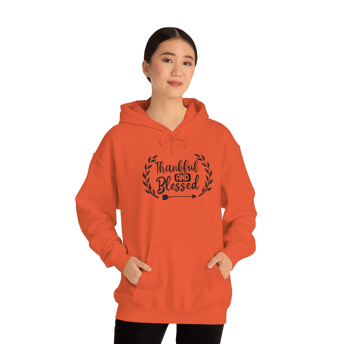 Thankful and Blessed Unisex Heavy Blend™ Hooded Sweatshirt