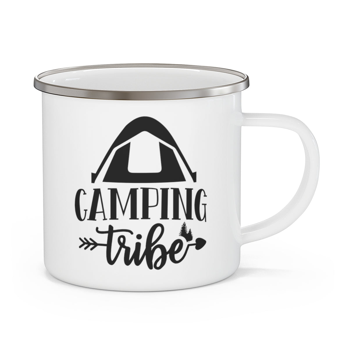 Camping Tribe Enamel Camping Mug