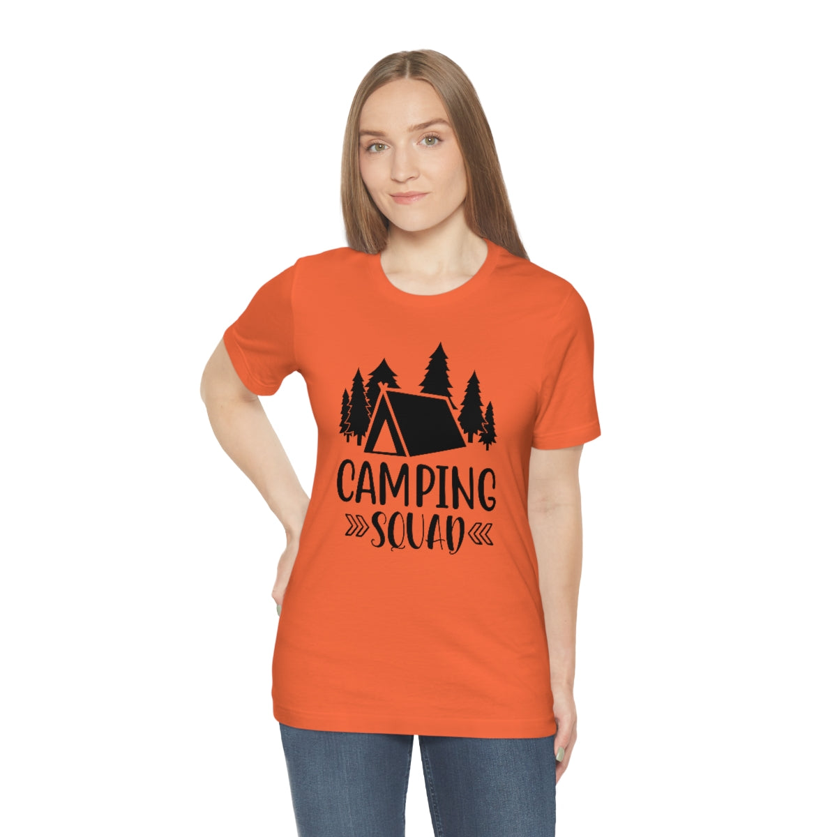 Camping Squad Unisex Jersey Short Sleeve Tee