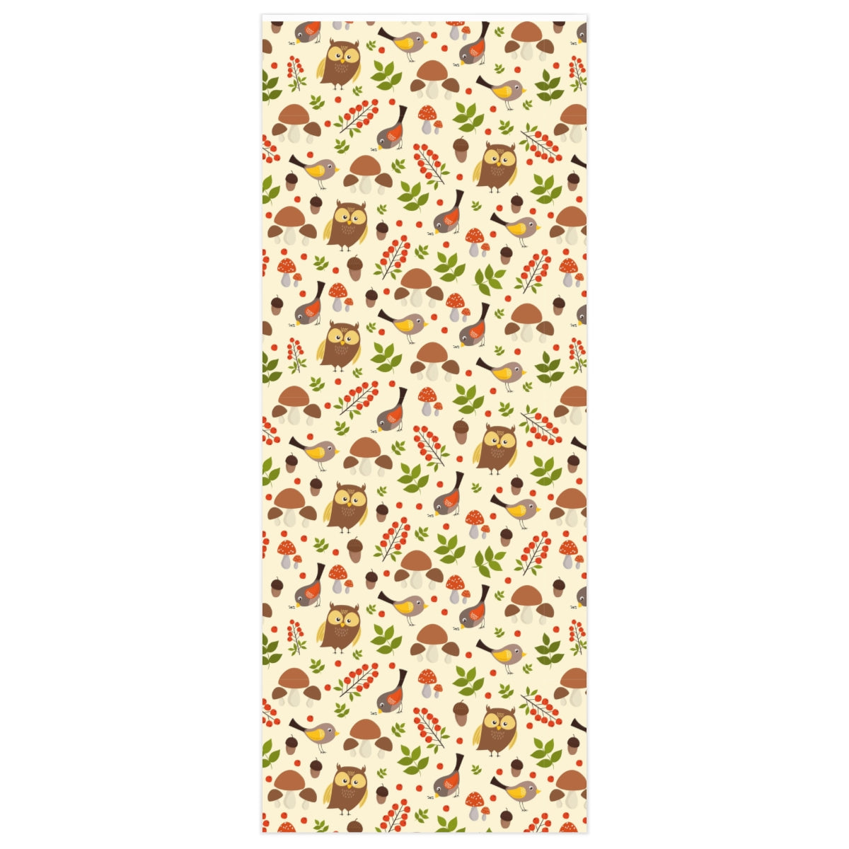 Owls & Birds Happy Birthday Wrapping Paper