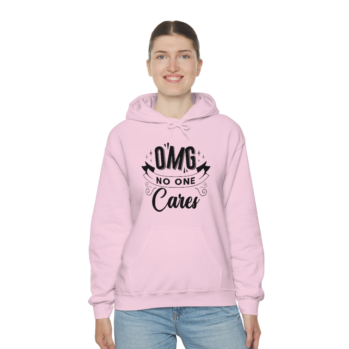 OMG No One Cares Unisex Heavy Blend™ Hooded Sweatshirt