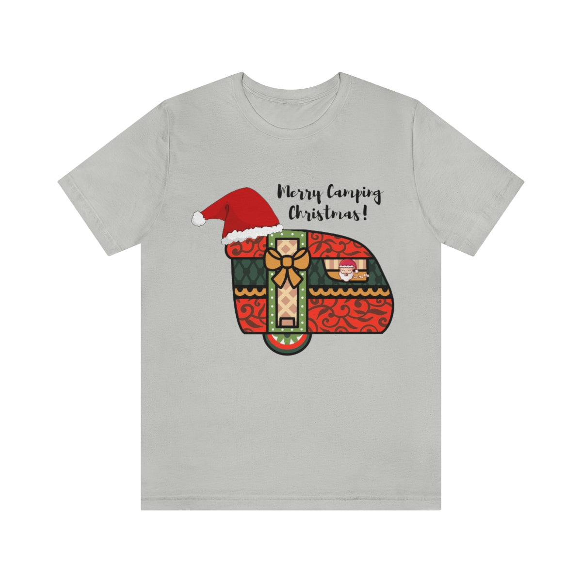 Merry Camping Christmas Unisex Jersey Short Sleeve Tee