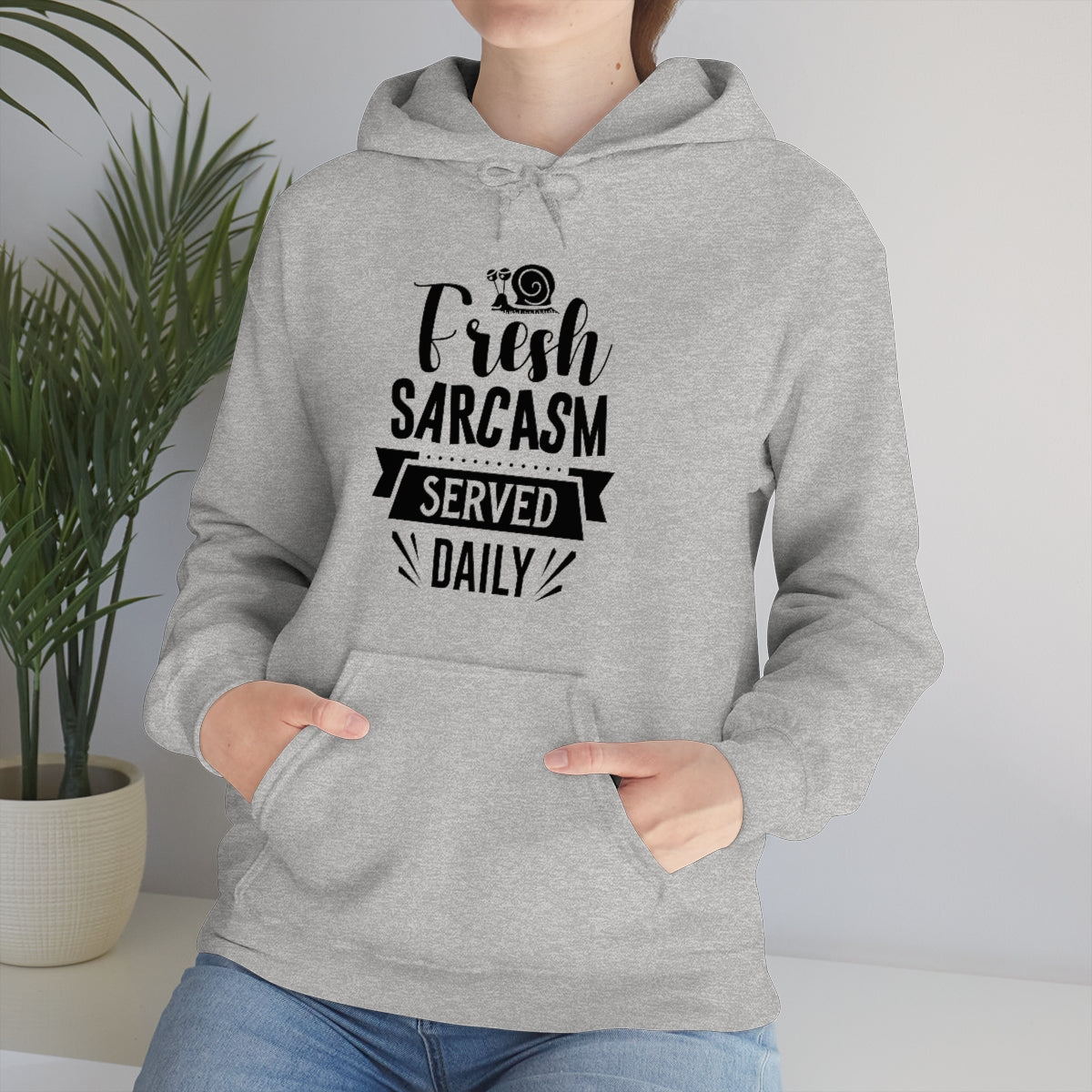 Fresh Sarcasm Served Daily Unisex Heavy Blend™ Hooded Sweatshirt