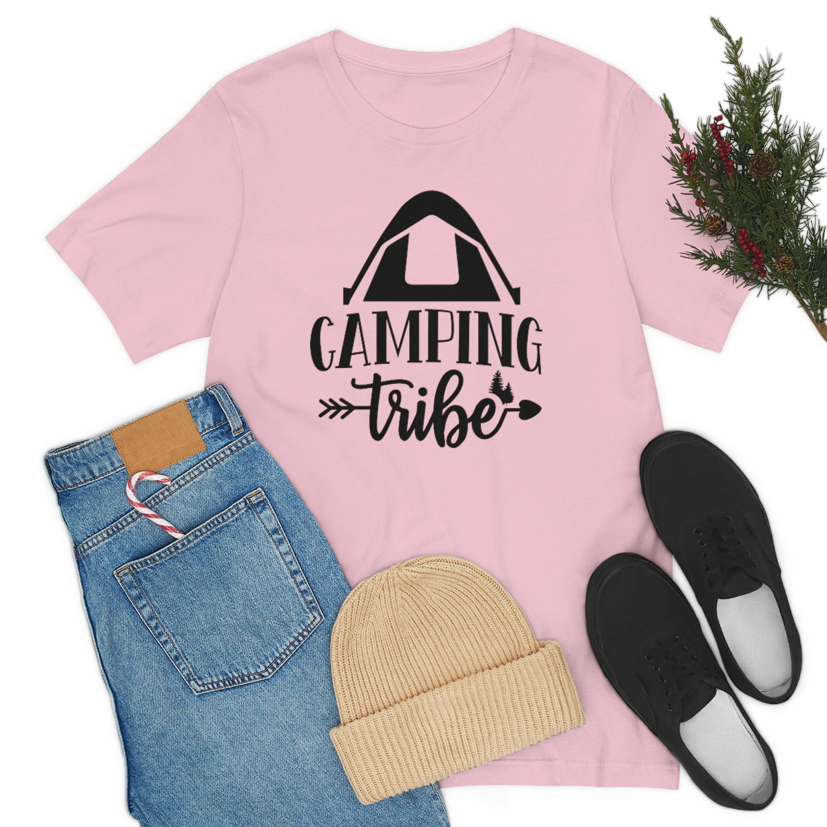 Camping Tribe Unisex Jersey Short Sleeve Tee