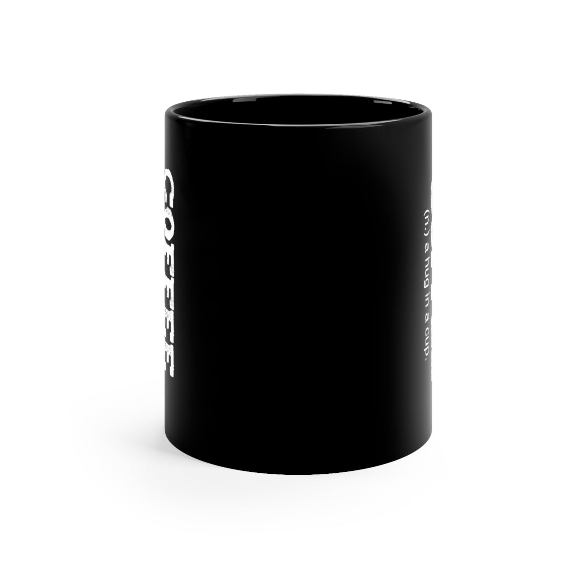 Coffee A Hug In A Mug 11oz Black Mug