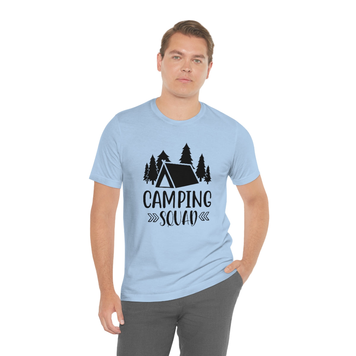 Camping Squad Unisex Jersey Short Sleeve Tee