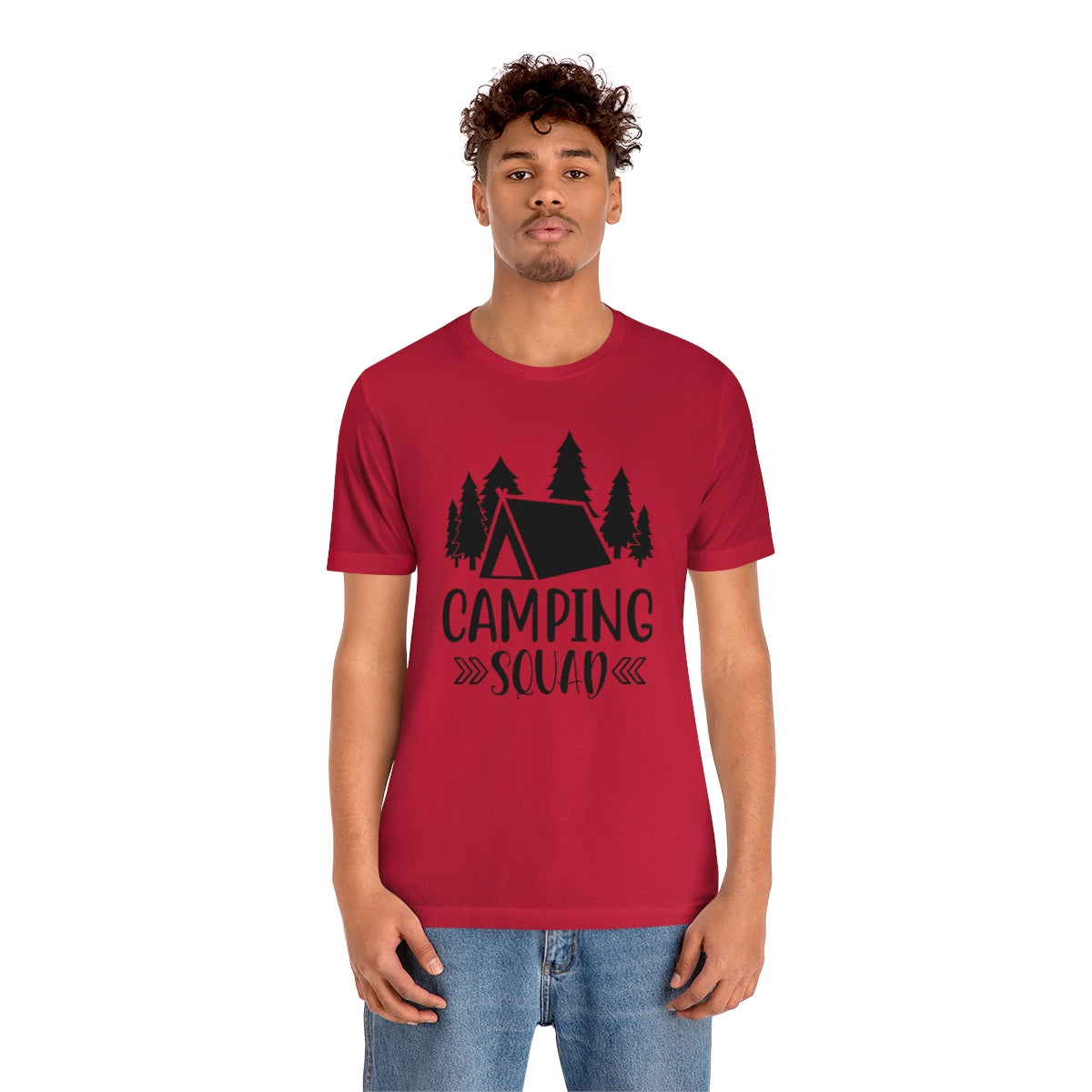 Camping Squad Unisex Jersey Short Sleeve Tee