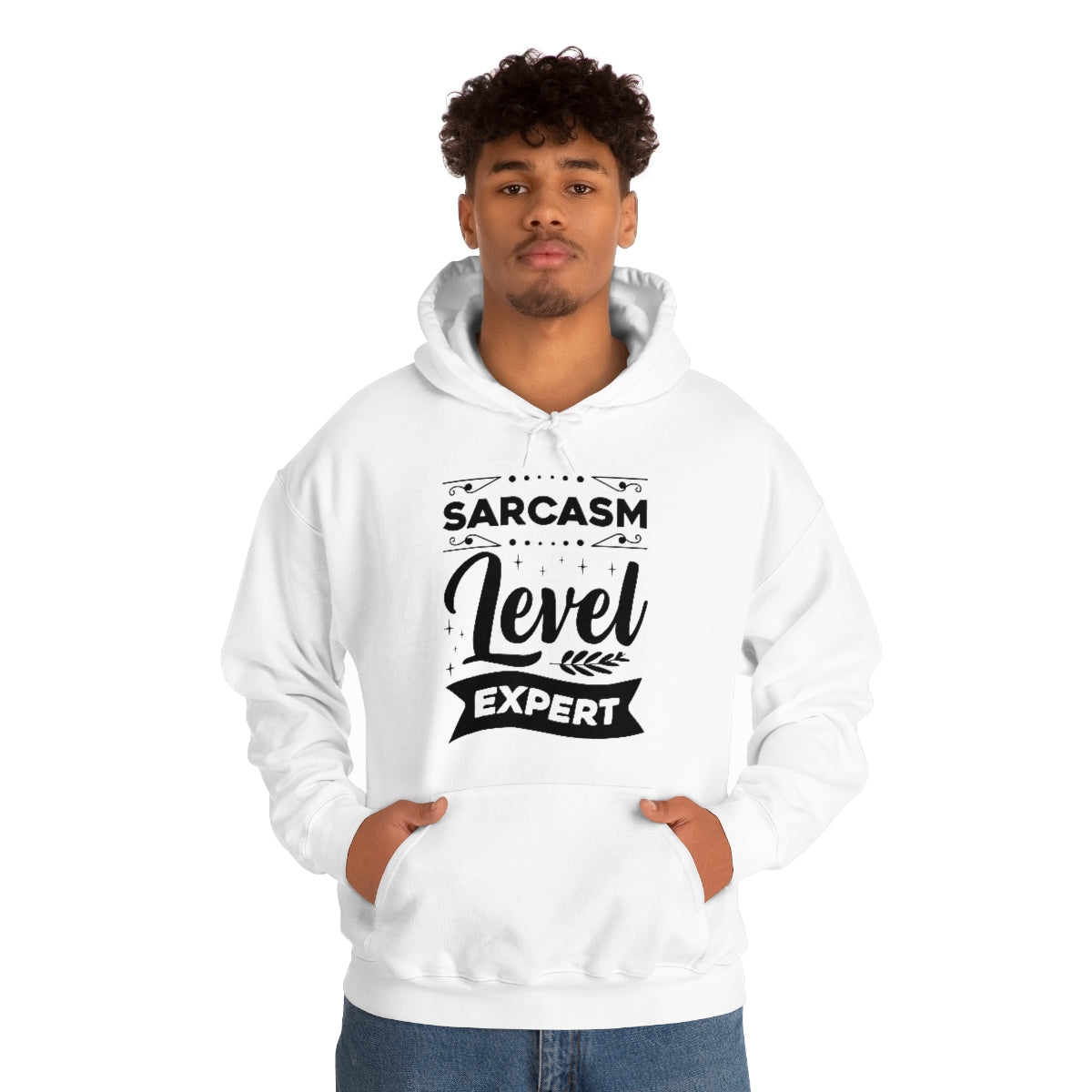 Sarcasm Level Expert Unisex Heavy Blend™ Hooded Sweatshirt