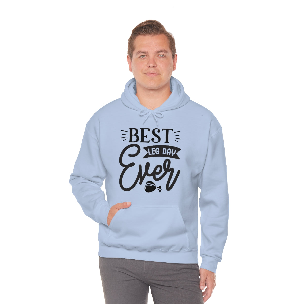 Best Leg Day Ever Unisex Heavy Blend™ Hooded Sweatshirt