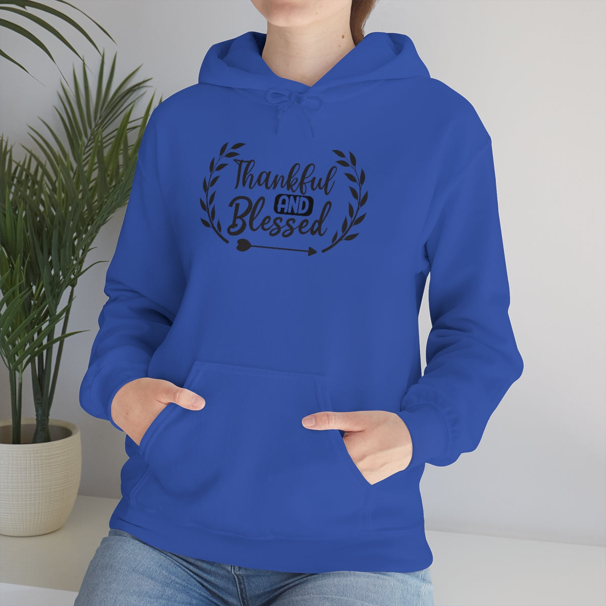 Thankful and Blessed Unisex Heavy Blend™ Hooded Sweatshirt