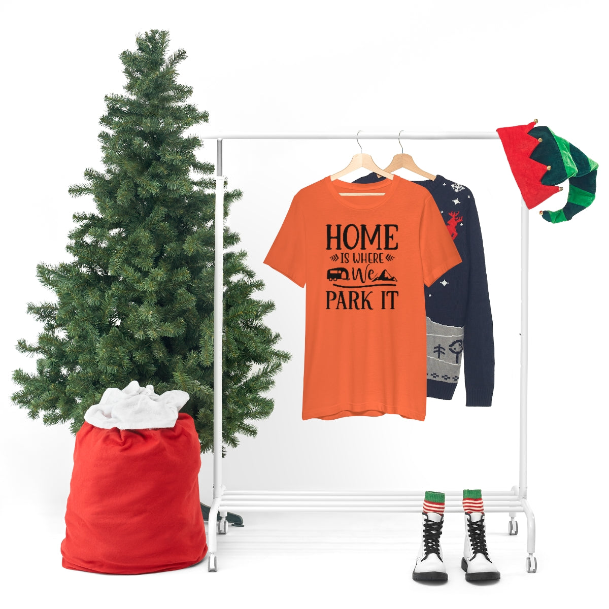 Home Is Where We Park It Unisex Jersey Short Sleeve Tee