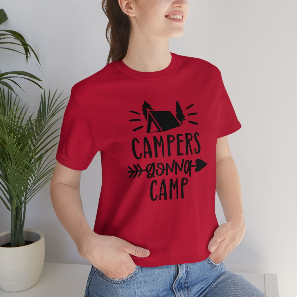 Campers Gonna Camp Unisex Jersey Short Sleeve Tee