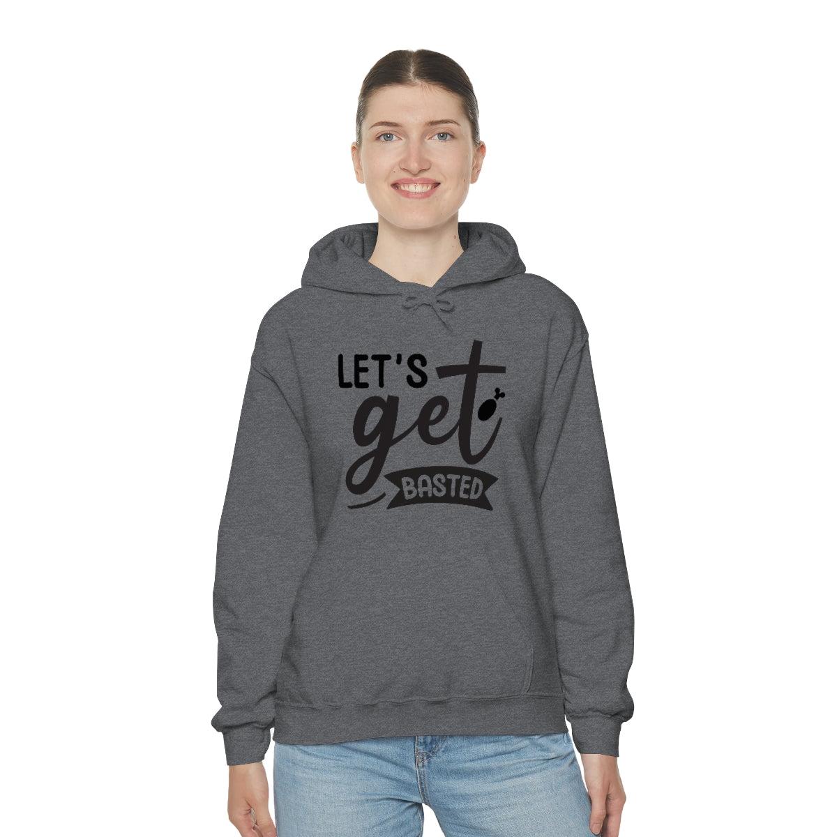 Lets Get Basted Unisex Heavy Blend™ Hooded Sweatshirt