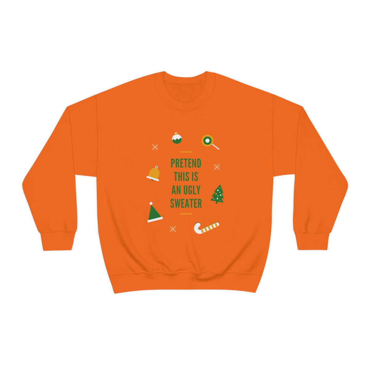 Pretend This is An Ugly Sweater Unisex Heavy Blend™ Crewneck Sweatshirt